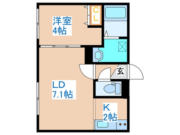 フロンティアの物件間取画像